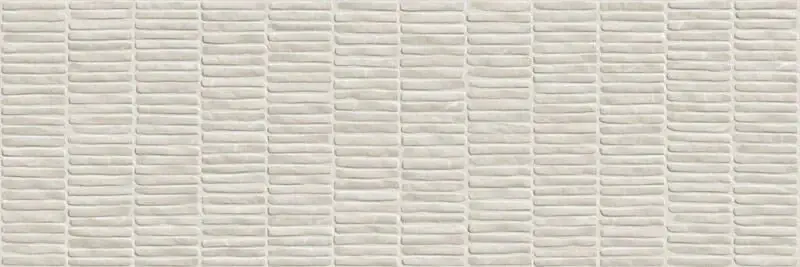 Finale Uitverkoop Wandtegel Marazzi Node Reliëf Decor Bone Wit 40x120