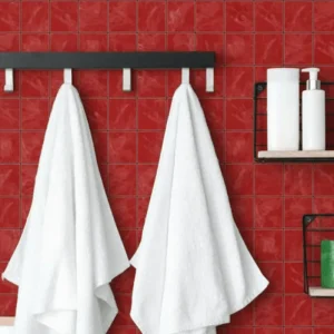 Wandtegel Ragno Elements Licht Relieve Magma Rood Glans 10x10 Exclusieve Aanbieding