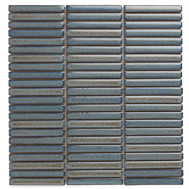 Hete Deal Wand Mozaïek Tegels Kitkat Factory Keramiek Grijs Blauw - Matje 28,2x30,8cm