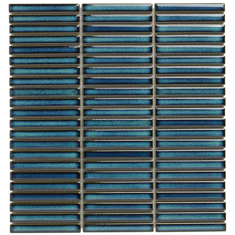 Wand Mozaïek Tegels Kitkat Factory Keramiek Azure Blauw - Matje 28,2x30,8cm Veilige Betaling