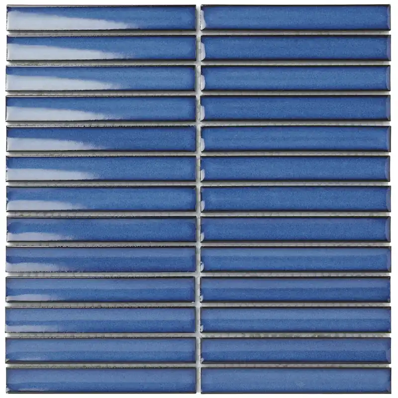 Wand Mozaïek Tegels Kitkat Factory Keramiek Blauw - Matje 29,6x29,9cm Shop Nu