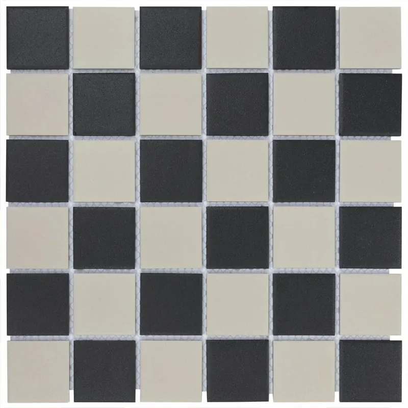 Wand & Vloer Mozaïek Tegels Factory Keramiek Dambord - Matje 30,9x30,9cm Tijdelijk Beschikbaar