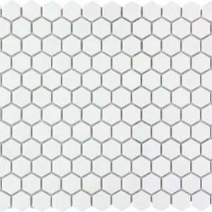 Dagaanbieding Wand Mozaïek Tegels Factory Hexagon Keramiek Wit Glans - Matje 26x30cm