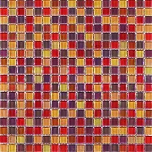 Laatste Versie Wand Mozaïek Tegels Factory Glas Avondrood - Matje 30x30cm