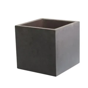 Direct Beschikbaar Plantenbak 50x50xH50 Antraciet glad vierkant