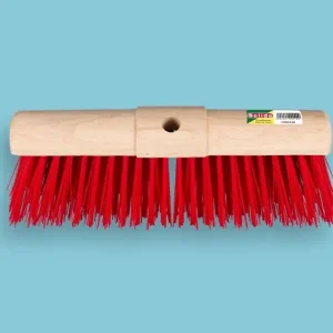 Laatste Kans Wegenbouwbezem SOLIDE PPN ROOD 45 cm met ronde kap