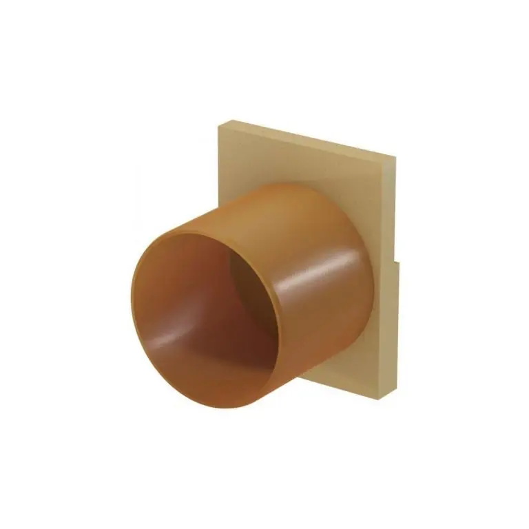 Speciale Aanbieding Euroline eindplaat met zijuitloop 11cm