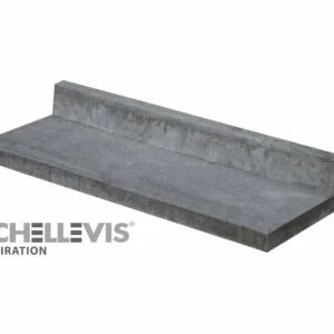 Express Levering Schellevis Traptrede 100x40x15 cm carbon L-vorm