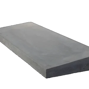 Gecertificeerd muurafdekband 1 zijdig 35x100x9/5 zwart beton