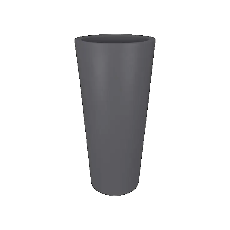 Elho pure straight round high 40 antraciet (lxbxh)39x39x80 Korting