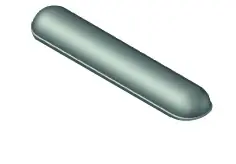 Gratis Retour Stoot- plakband zonder voet 12x20x100 2 x rond grijs