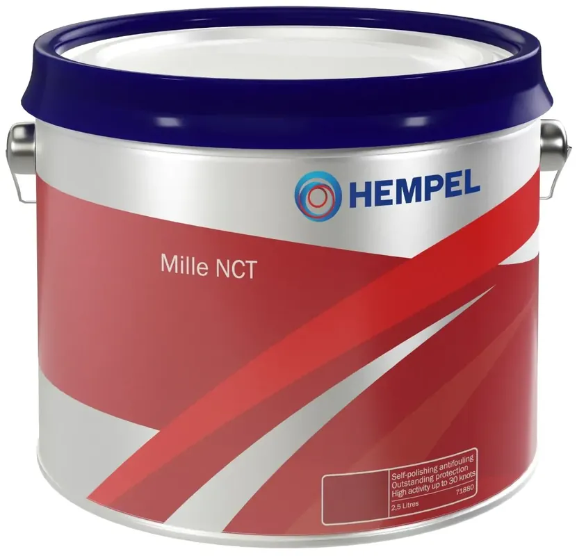 Favoriet hempel mille nct antifouling 7173c (zwart) 2,5