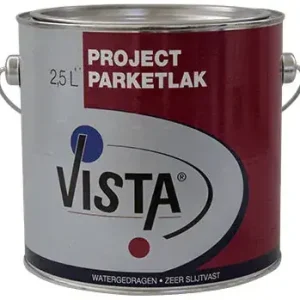 Vista Project Parketlak zijdeglans 2,5 ltr Op = Op