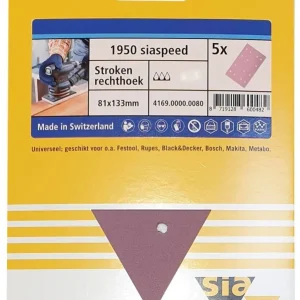 Sia 1950 Siaspeed Strook 81x133mm P240 5st Alleen Vandaag