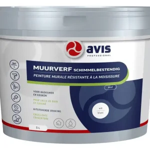Avis Muurverf Schimmelbestendig Lichte kleur 5 ltr Bestseller