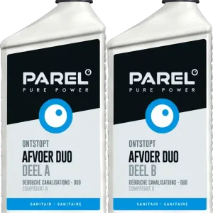 Hoge Kwaliteit Parel PP Ontstopt Afvoer Duo 2x 0,5 ltr