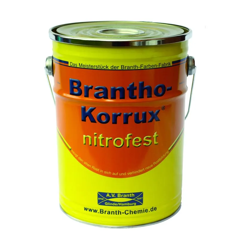 Rechtstreeks Van De Fabrikant Brantho-Korrux Nitrofest (Ral 9010) 5ltr