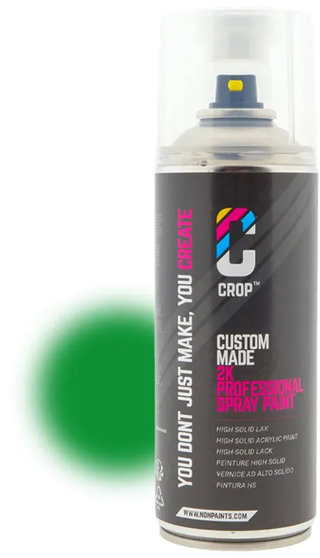 Veilige Betaling CROP 2K Spuitbus RAL 6037 Zuivergroen 400ml