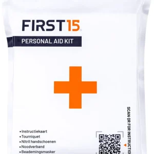 Beste Prijs First15 EHBO Kit + Tourniquet