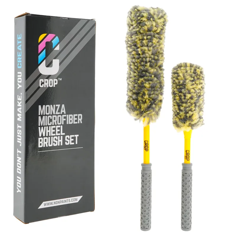 Goedkoop CROP Monza Microvezel-wielborstelset