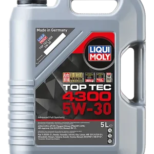 Hete Deal Liqui Moly Top Tec 4300 5w30 Motorolie 5 liter