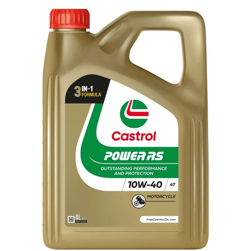 Snelle Levering Castrol Power RS 4T 10w40 motorfiets olie 4 liter