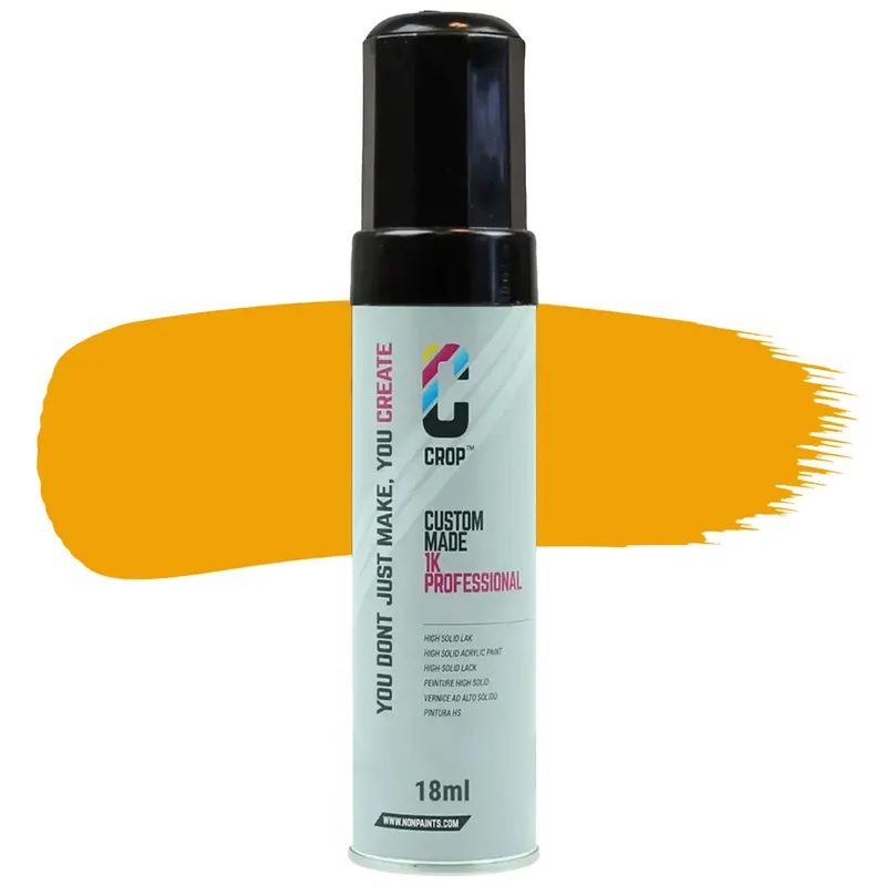 Direct Verzonden CROP Lakstift Zonnegeel RAL 1037 Zijdeglans - 18ml
