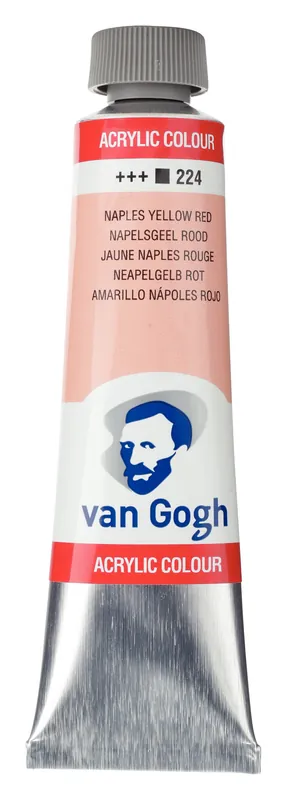 Korting Van Gogh Acrylverf Tube 40 ml - Napelsgeel Rood 224