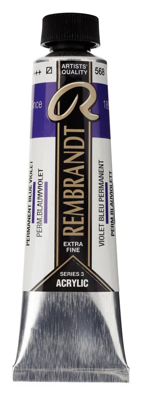Snelle Levering Rembrandt Acrylverf Tube 40 ml - Permanentblauwviolet 568
