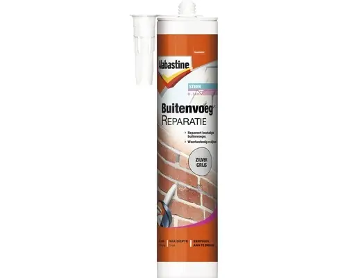 Alabastine Buitenvoeg Reparatie - 310 ml Zilvergrijs Merkproduct