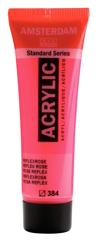 Nieuw Royal Talens Amsterdam Standard Series Acrylverf Tube 20 ml - Reflexroze 384