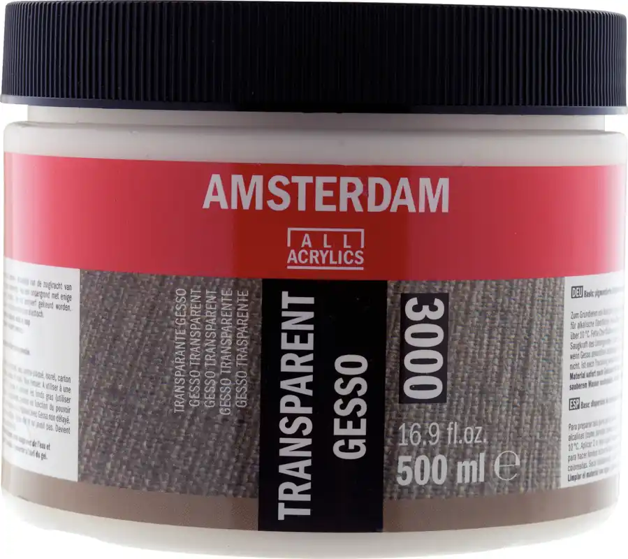 Direct Beschikbaar Royal Talens Amsterdam Transparante gesso 3000 - 500 ml