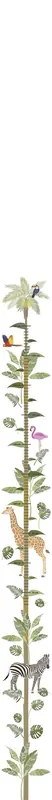 Noordwand Kids Walls Fotobehang meetlint jungle dieren - 45885 Korting