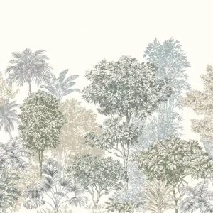 Tijdelijk Beschikbaar Noordwand Komar Infinity 2; Komar Pure 2 Fotobehang Painted Palms - IF3-041