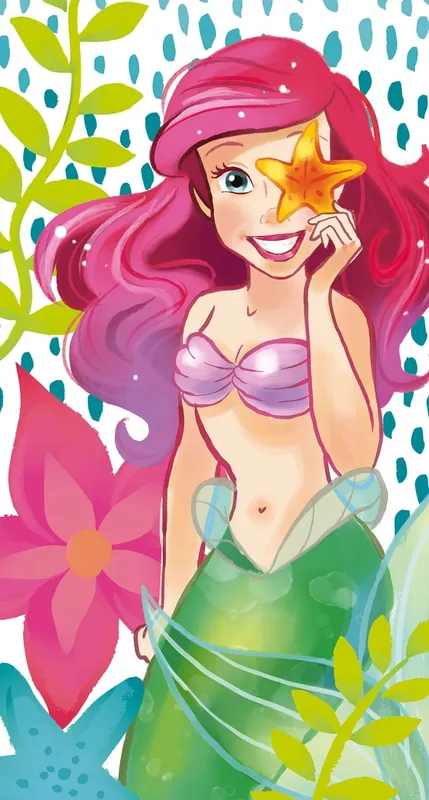 Tijdelijk Beschikbaar Komar Into Adventure Fotobehang Disney Princess - Ariel - Seastar - IADX3-008