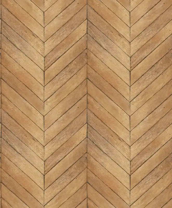 Gratis Retour Galerie Natural FX 2 Behang met houten visgraat planken - G67998