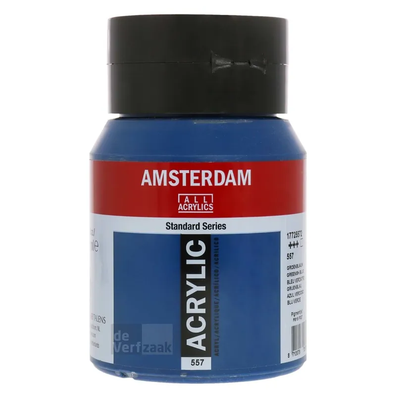 Royal Talens Amsterdam Acrylverf 500 ml - Groenblauw 557 Flitsaanbieding