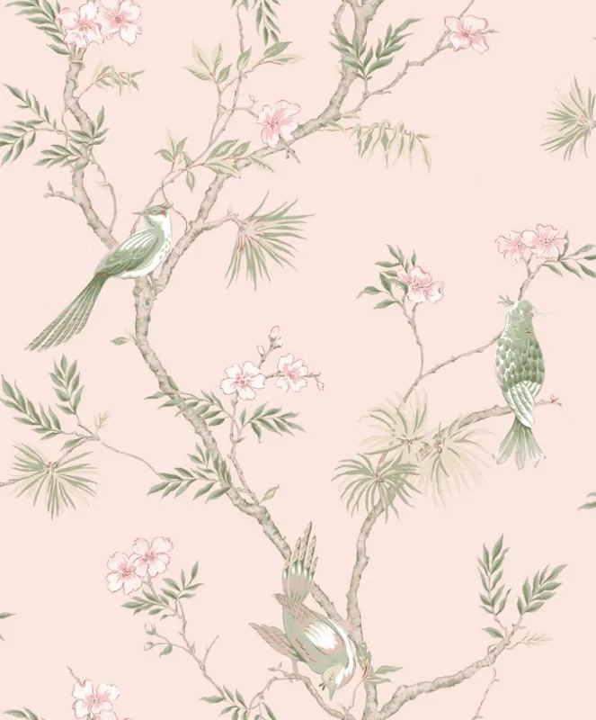 Betaalbaar Noordwand Secret Garden Behang met vogels G78493