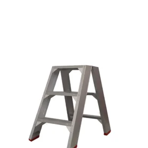 Little Jumbo 4741000203 SuperPRO Dubbele trap - Aluminium - 2 x 3 treden - max. werkhoogte 0.70 m. Populair