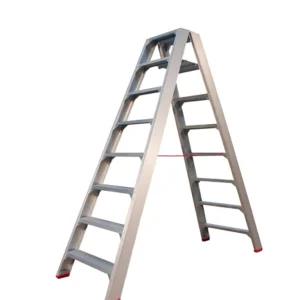 Betrouwbaar Little Jumbo 4741000208 SuperPRO Dubbele trap - Aluminium - 2 x 8 treden - max. werkhoogte 1. 95 m.