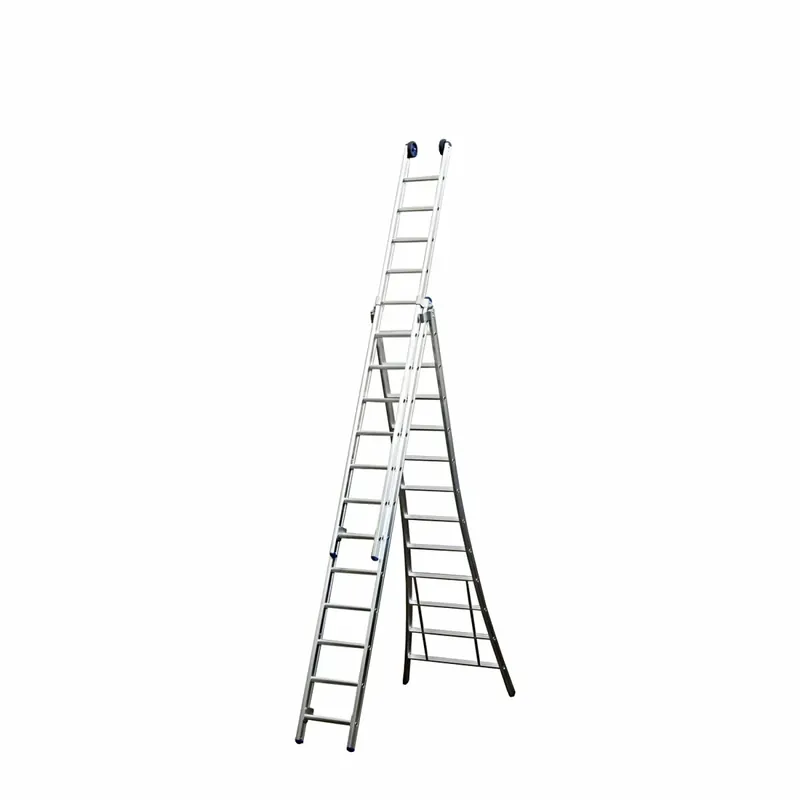 Beste Prijs Little Jumbo 1250500312 Reformladder uitgebogen - 3 x 12 Sporten - 3,25 x 7,75m