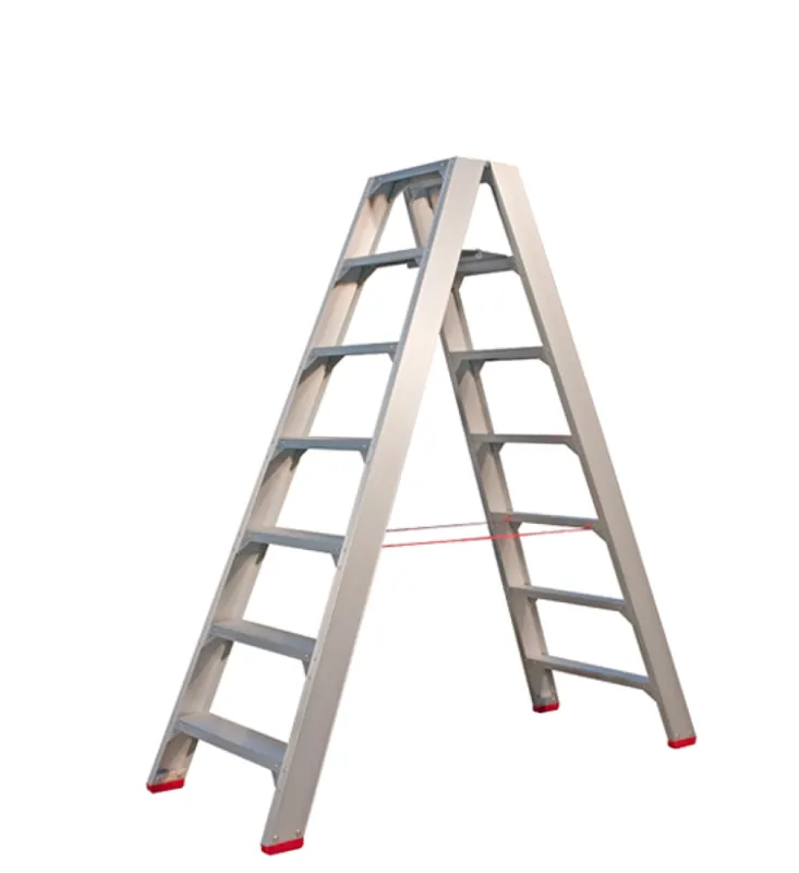 Merkproduct Little Jumbo 4741000207 SuperPRO Dubbele trap - Aluminium - 2 x 7 treden - max. werkhoogte 1.70 m.