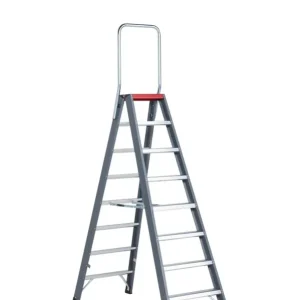 Altrex Falco FDO 8 Dubbele trap - Aluminium met coating - 2 x 8 treden - max. werkhoogte 3,9m Populair
