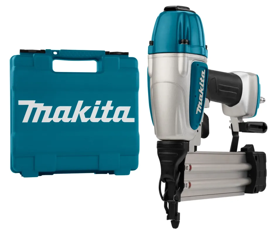 Merkproduct Makita AF506 Pneumatische brad tacker in koffer- 15-50mm - 18Ga - 8 bar