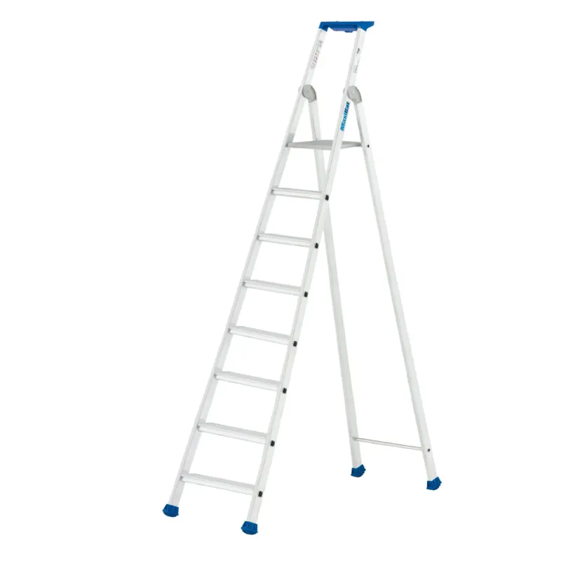Beperkt Aanbod Little Jumbo 1223750108 Maxibat 2375 Trap - Enkel - Aluminium - 1 x 8 treden - max. werkhoogte 3,82m