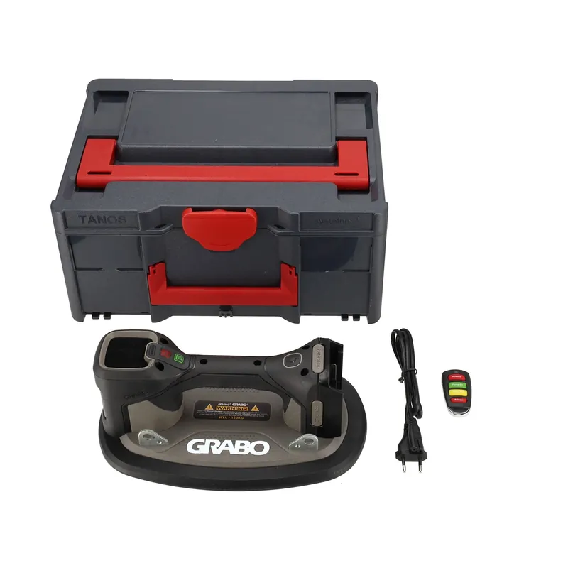Grabo Pro Brushless Elektrische Vacuüm Tegeldrager Tool only set in systainer - 120kg Shop Nu