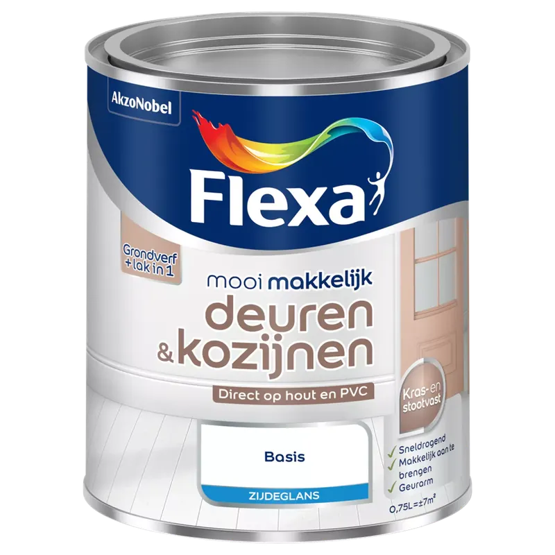 Direct Verzonden Flexa Mooi Makkelijk Deuren & Kozijnen Zijdeglans