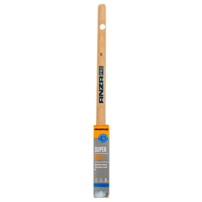 Anza Pro Super Soft Kwast Rond Exclusieve Aanbieding
