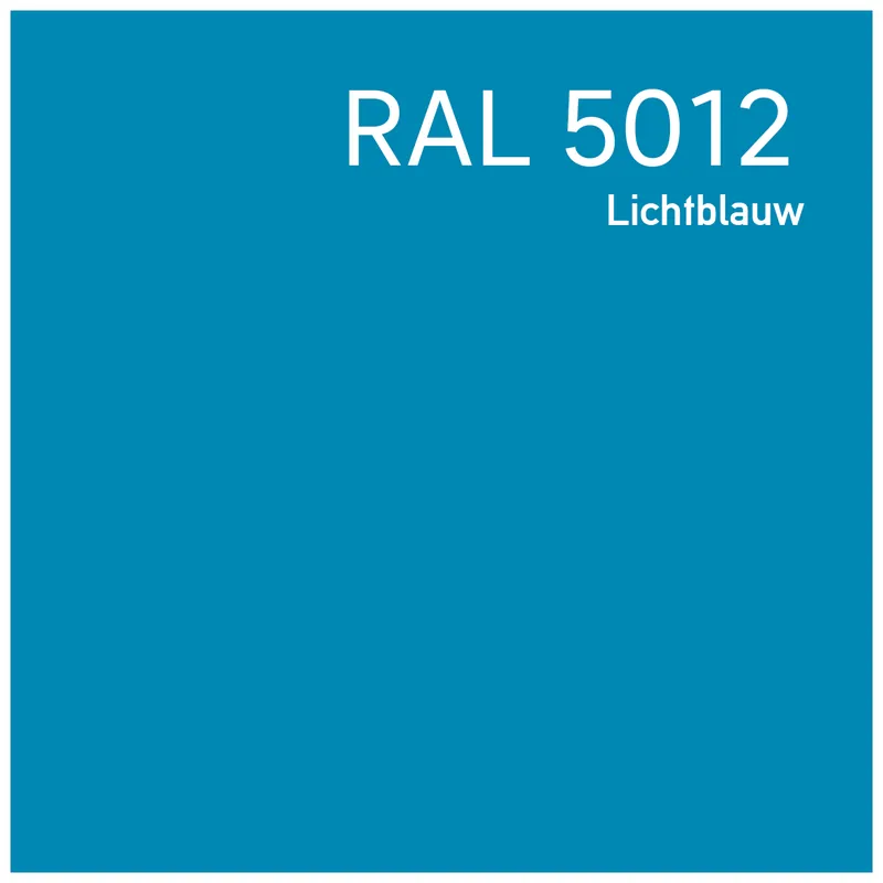 RAL 5012 Lichtblauw Op = Op
