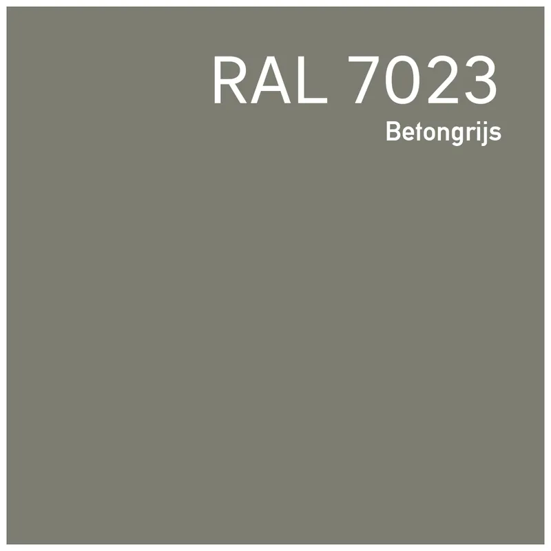 Flitsaanbieding RAL 7023 Betongrijs